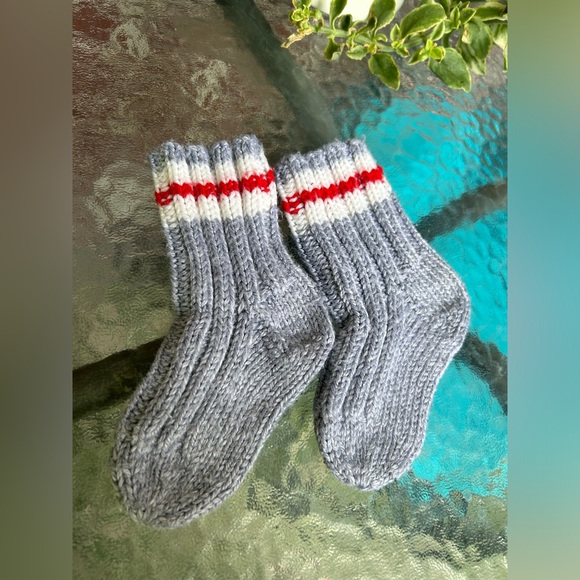 Wool sock monkey winter socks knit traditional - Picture 2 of 4